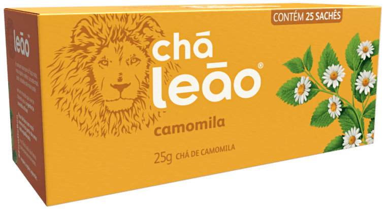 Caixa Chá Leão Camomila 25 Sachês