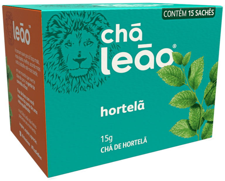 Caixa Chá Leão Hortelã 15 sachês